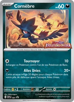 Carte Pokémon Cornèbre — Promos Écarlate et Violet