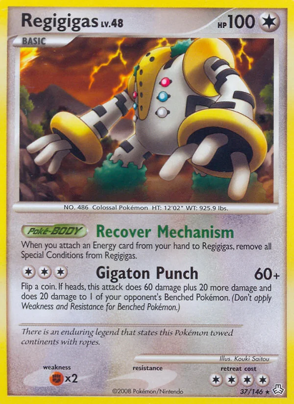 Carte Pokémon Regigigas — Éveil des Légendes