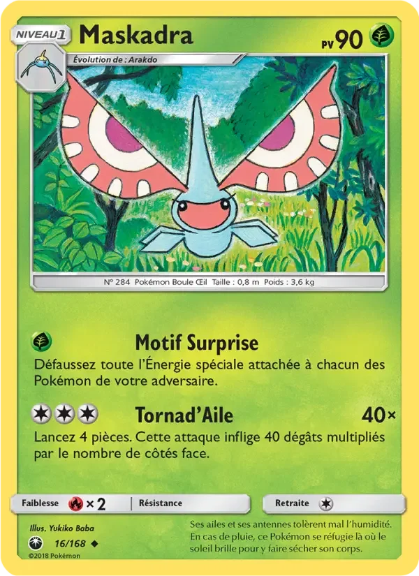 Carte Pokémon Maskadra — Tempête Céleste
