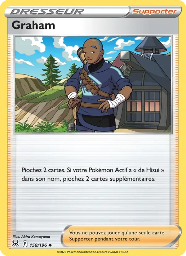 Carte Pokémon Graham — Origine Perdue