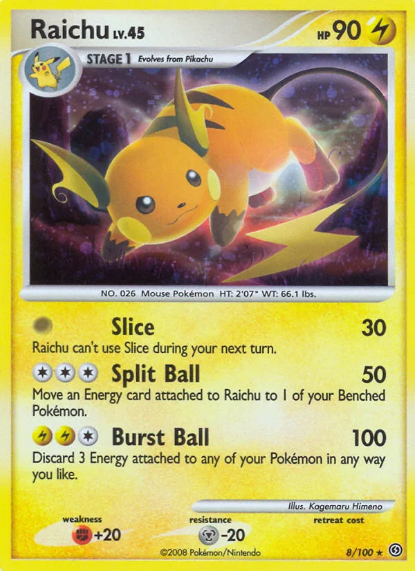 Carte Raichu