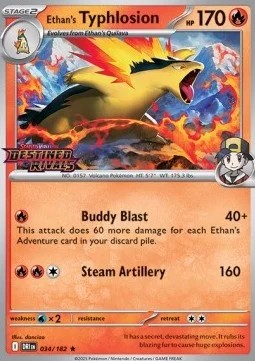 Carte Typhlosion de Luth