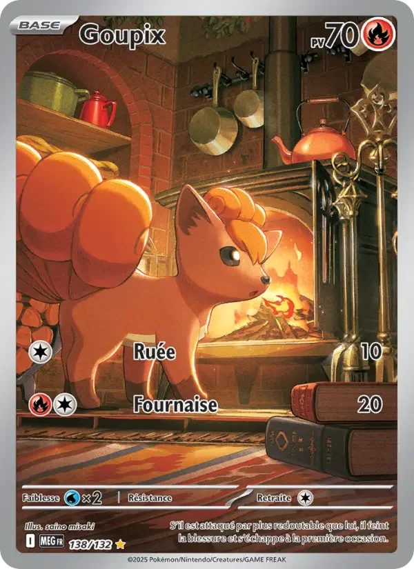 Carte Pokémon Goupix — Méga-Évolution
