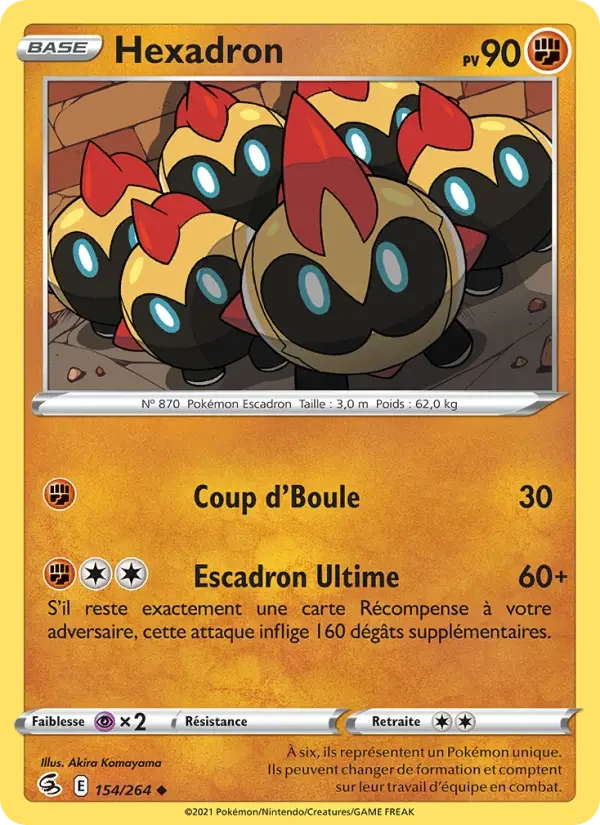 Carte Pokémon Hexadron — Poing de Fusion
