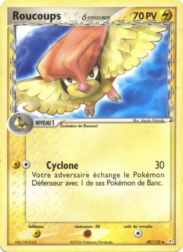 Carte Roucoups δ