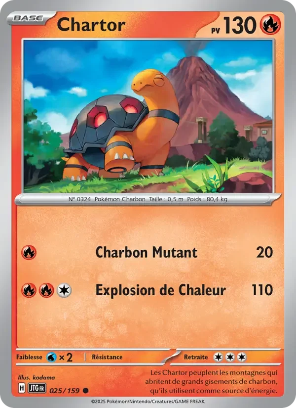 Carte Pokémon Chartor — Aventures Ensemble