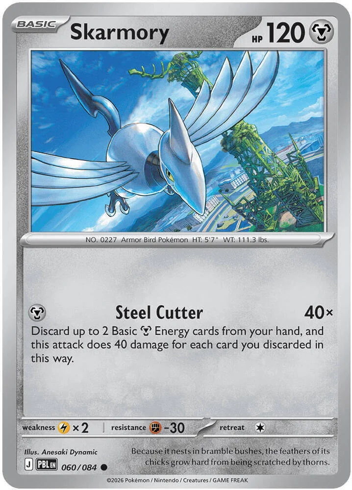 Carte Pokémon Skarmory — Nuit Noire