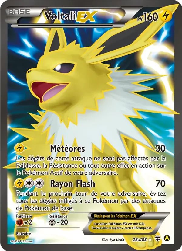 Carte Pokémon Jolteon-EX — Générations