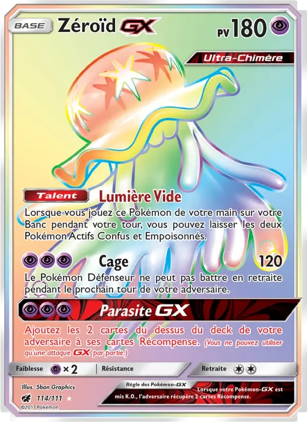 Carte Zéroïd GX