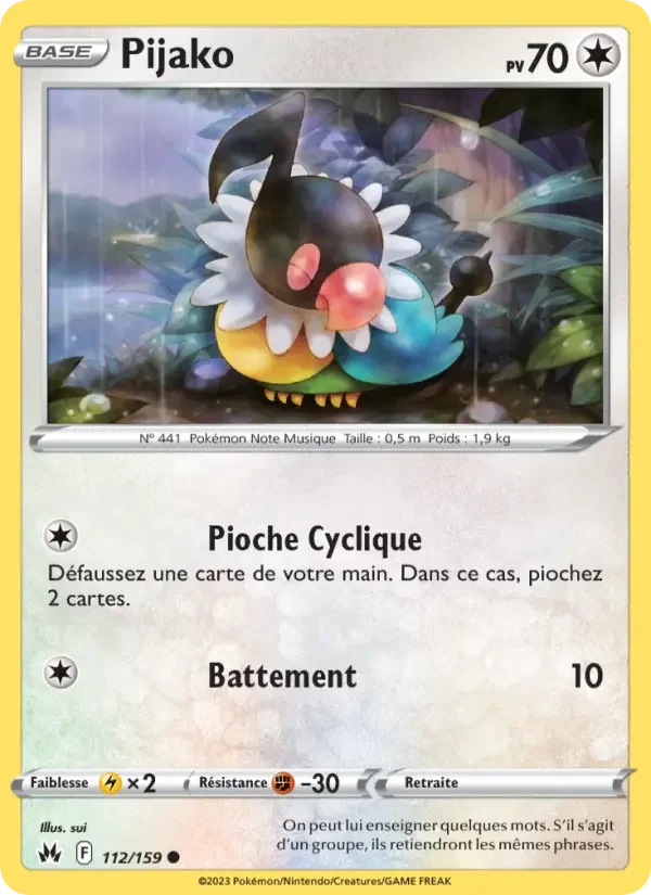 Carte Pokémon Pijako — Zénith Suprême