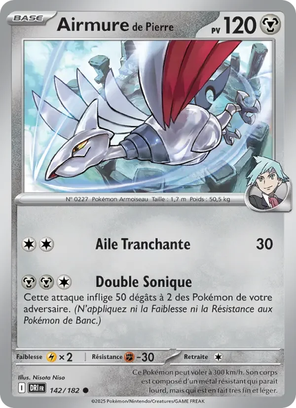 Carte Pokémon Airmure de Pierre — Rivalités Destinées