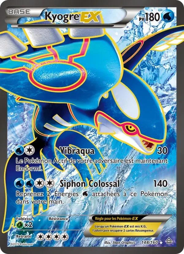 Carte Kyogre EX