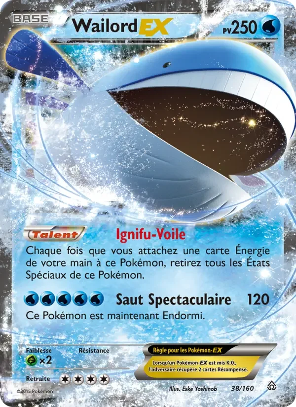 Carte Wailord EX