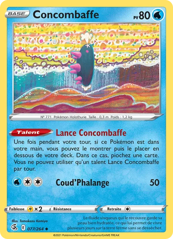 Carte Pokémon Concombaffe — Poing de Fusion