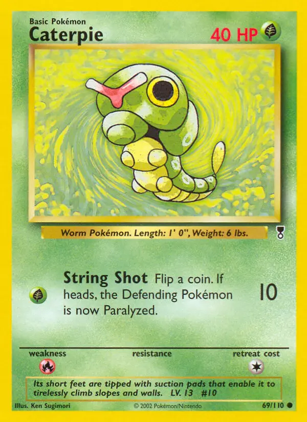 Carte Pokémon Chenipan — Legendary Collection