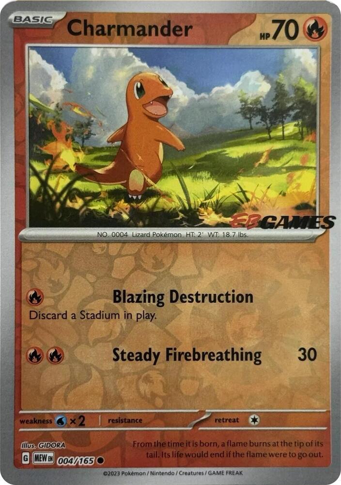 Carte Pokémon Salamèche — Pokémon 151