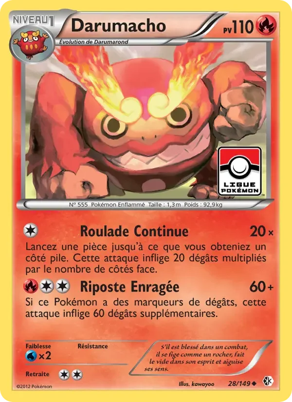 Carte Pokémon Darumacho — Frontières Franchies