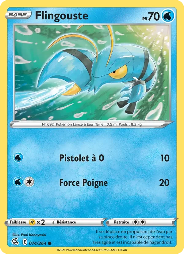Carte Pokémon Flingouste — Poing de Fusion