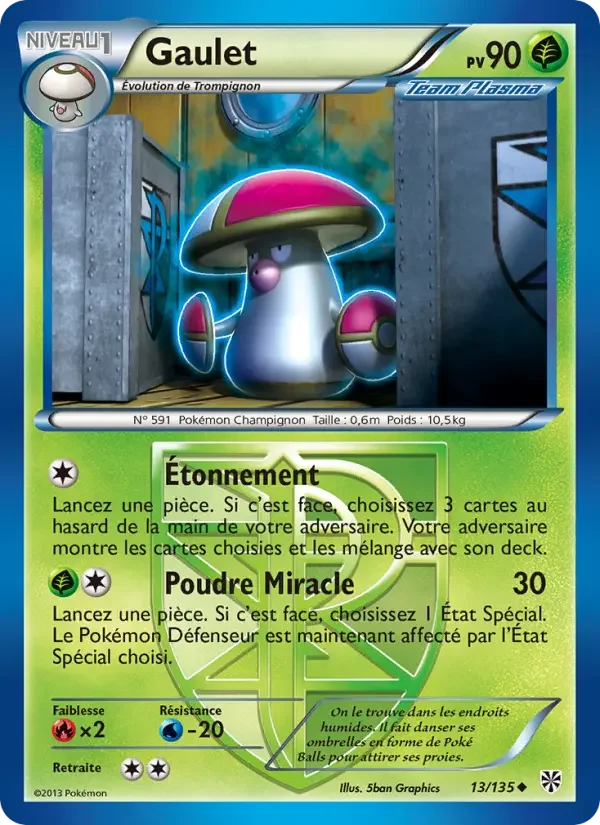 Carte Pokémon Gaulet — Tempête Plasma