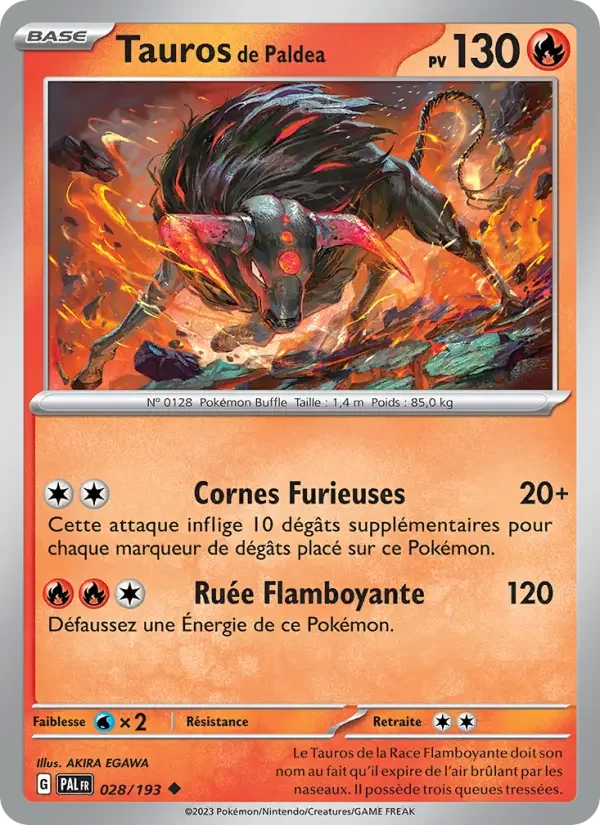Carte Tauros de Paldea