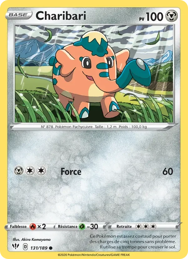 Carte Pokémon Charibari — Ténèbres Embrasées