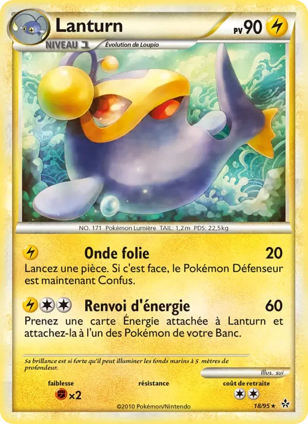 Carte Pokémon Lanturn — Déchaînement