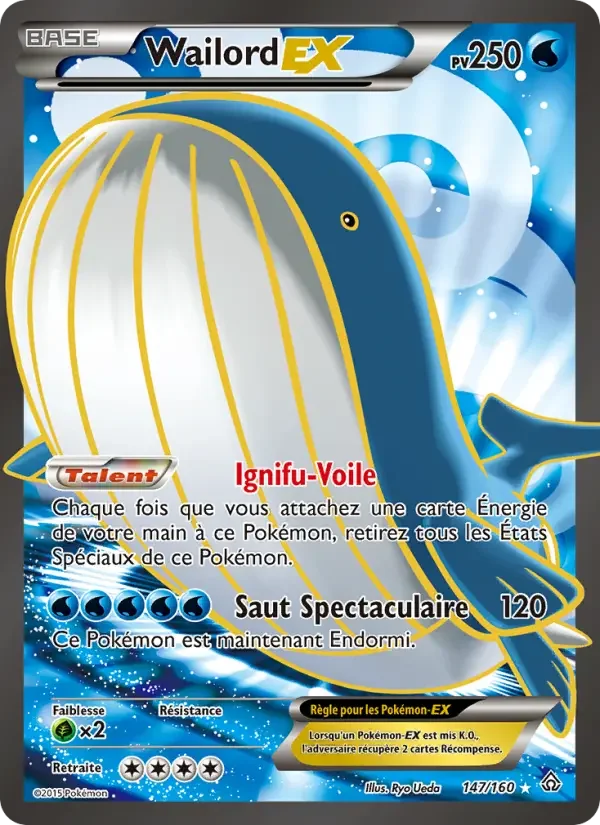Carte Wailord EX