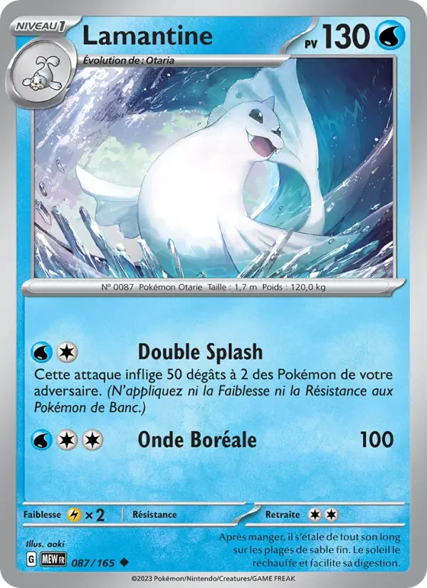 Carte Pokémon Lamantine — Pokémon 151