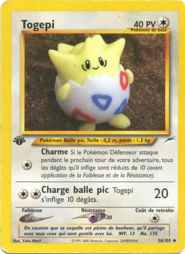 Carte Pokémon Togepi — Neo Destiny
