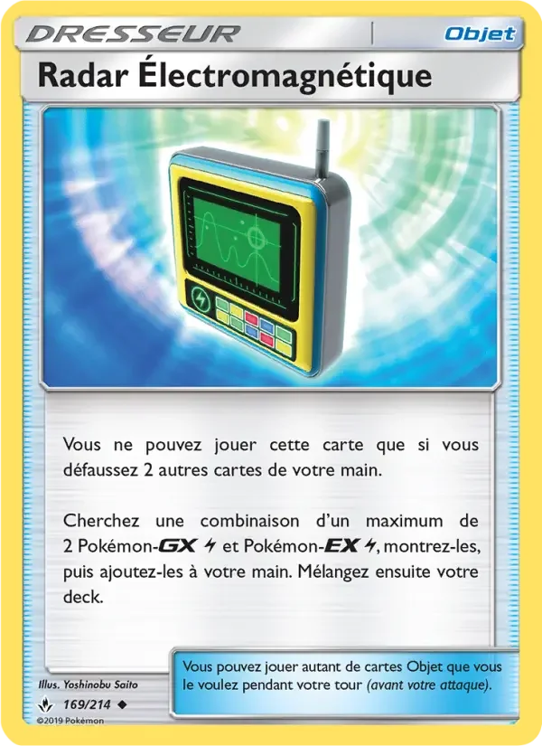 Carte Pokémon Radar Électromagnétique — Alliance Infaillible