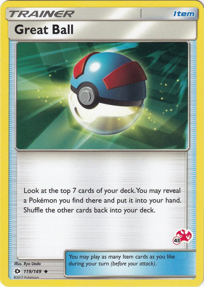 Carte Pokémon Super Ball — Soleil et Lune
