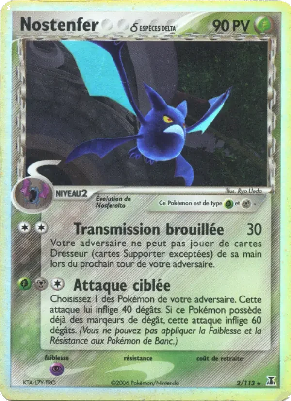 Carte Nostenfer δ