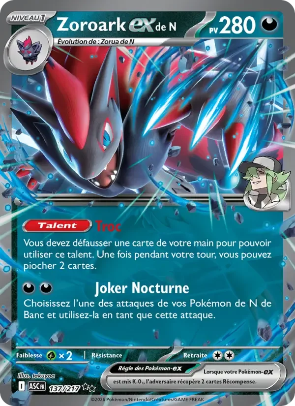 Carte Zoroark-ex de N