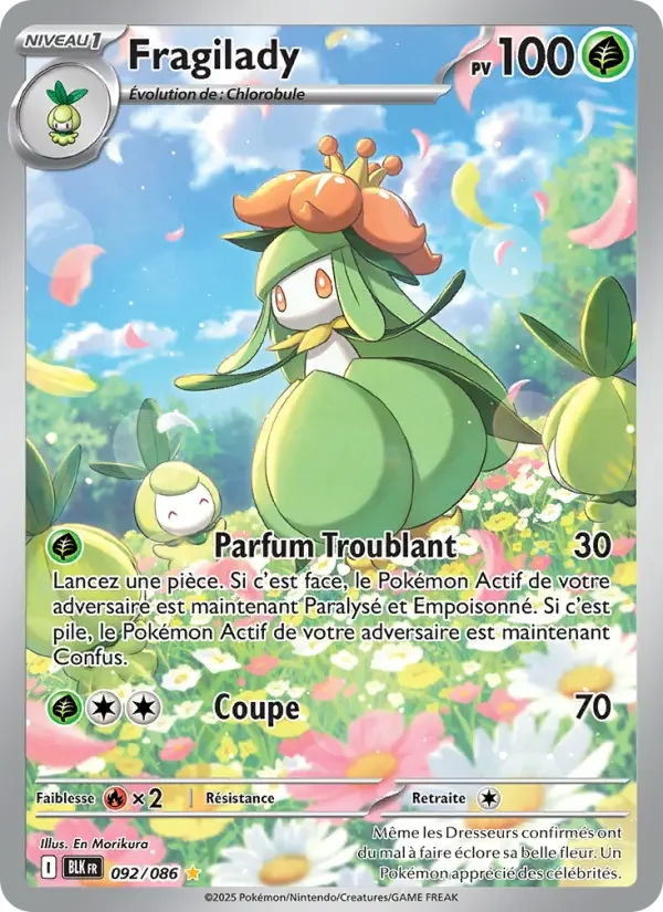 Carte Pokémon Fragilady — Foudre Noire