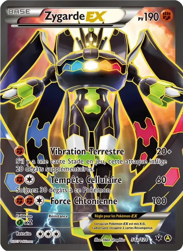 Carte Zygarde EX