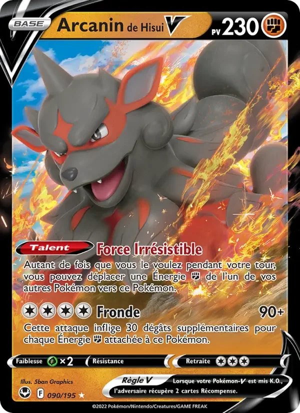 Carte Arcanin de Hisui V