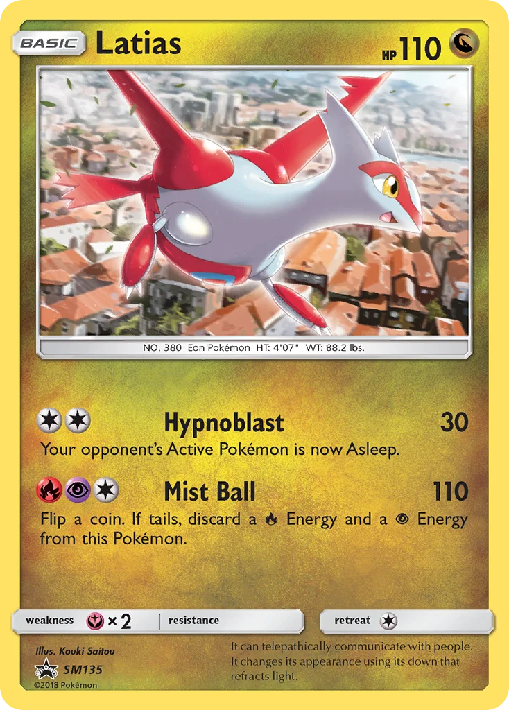 Carte Pokémon Latias — Promos Soleil et Lune
