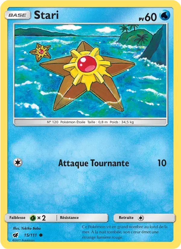 Carte Pokémon Stari — Invasion Carmin