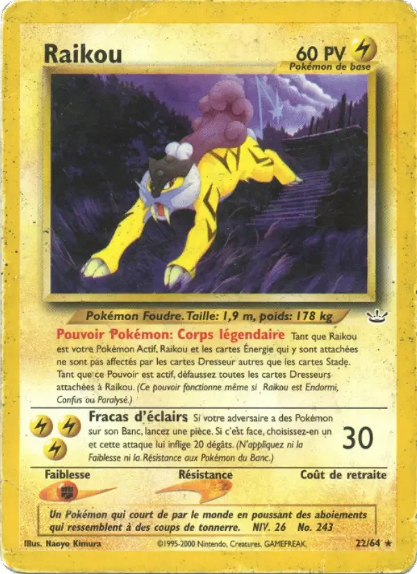 Carte Raikou
