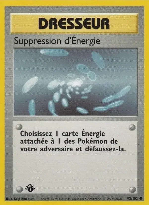 Carte Suppression d'Énergie