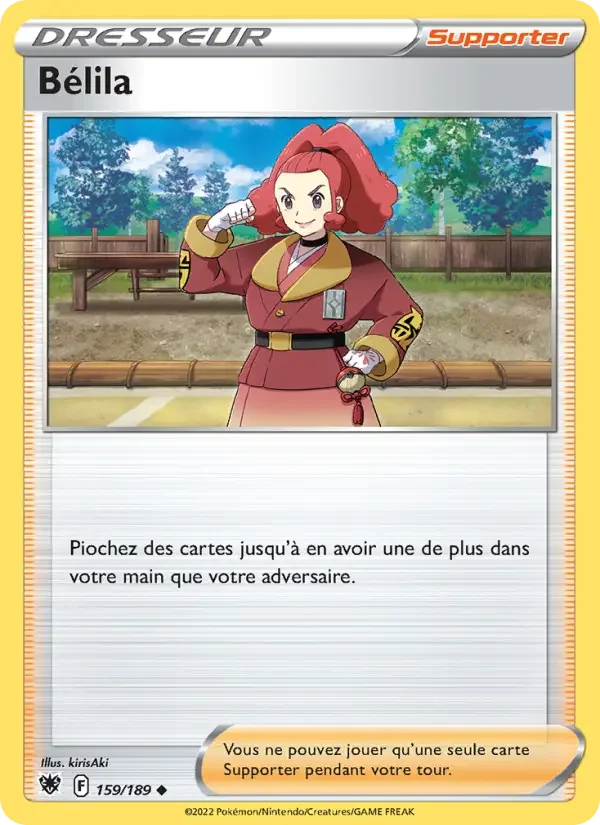 Carte Pokémon Bélila — Astres Radieux