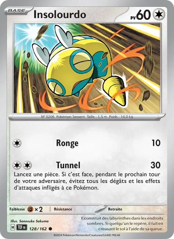 Carte Pokémon Insolourdo — Forces Temporelles