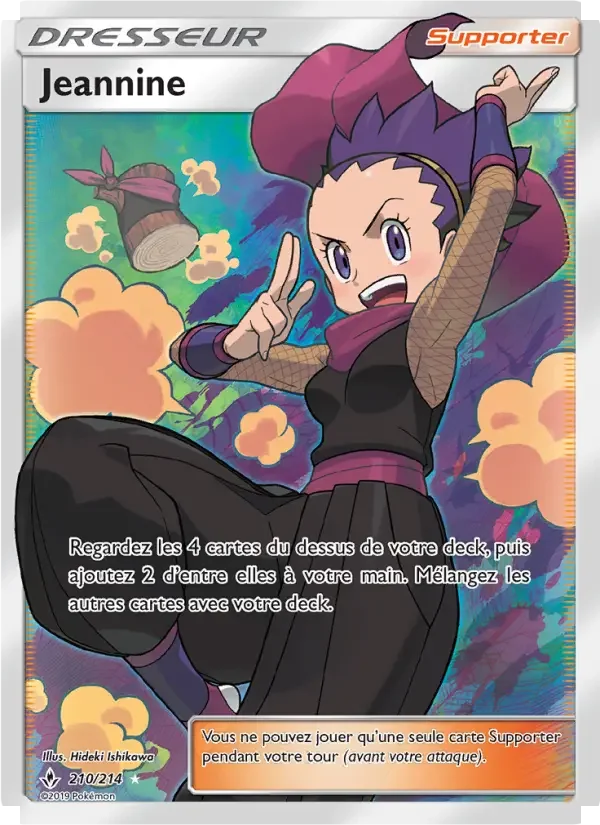 Carte Pokémon Jeannine — Alliance Infaillible