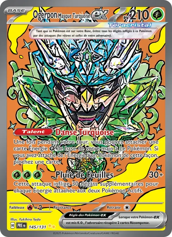 Carte Ogerpon Masque Turquoise-ex
