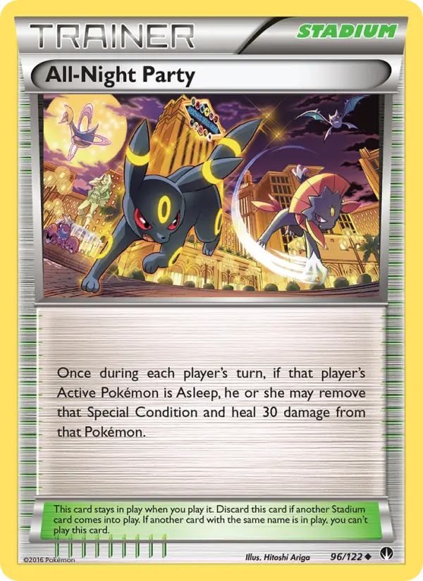 Carte Pokémon All-Night Party — Promos X&Y