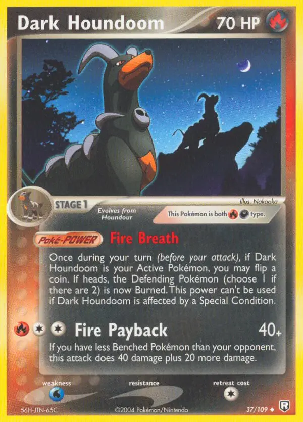 Carte Pokémon Dark Démolosse — EX Team Rocket Returns