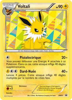 Carte Pokémon Voltali — Promos Noir et Blanc