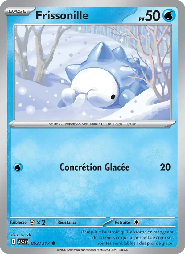 Carte Pokémon Frissonille — Héros Transcendants