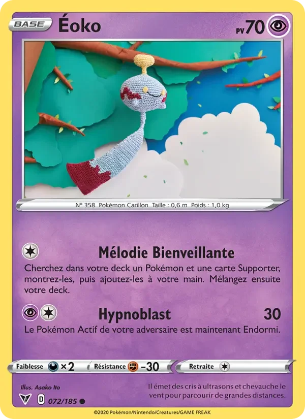 Carte Pokémon Éoko — Voltage Éclatant