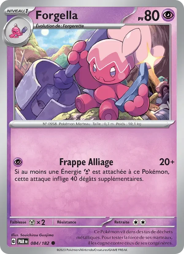 Carte Pokémon Forgella — Faille Paradoxe